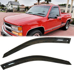 2pcs Original Side Window Wind Deflectors for Chevrolet/GMC 88-99 C/K1500/2500/3500 Standard Cab 92-94 Blazer 95-99 Tahoe,Rain Guards,Nice Looking Window Visors for Cars,Vent Deflector 92099