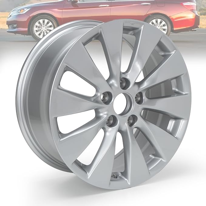 Factory Wheel Replacement New 17x7.5" 17 Inch Premium Aluminum Alloy Wheel Rim Compatible with 2013-2015 Honda Accord OEM Design, Alloy Replacement Wheel,Super Duty Car Rims Replacement,OE Stock Specs