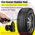 40 PCS Tire Plugs Screw Type with 2 Tubes of Tire Sealant Glue, Reliable Screw in Tire Repair Plugs with a Screwdriver, Quick Tool Tire Plugs, Screw Tire Plug Kit for Car Motorcycles Trucks Tractors