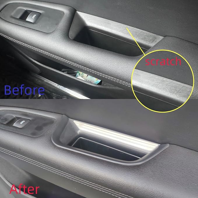 Car Door Handle Pocket Organizer For Cadillac XT5 2024 2023 2022 2021-2017 Accessories Insert Tray Storage Box Front rear door storage box (4PCS Storage Box-4 Door)