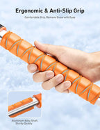 39.37" Ice Scrapers for Car Windshield and Snow Brush with Foam Grip and 360° Pivoting Brush Head for Christmas Car Auto Truck SUV(Orange)