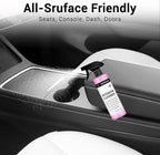 Tesla Seat Cleaner & Stain Remover, Tesla Interior Cleaner for White & Black Vegan Leather | Tesla Model Y Juniper Accessories 2026 & Tesla Model 3 Accessories, S/X/Cybertruck
