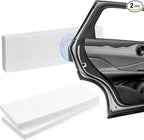 Garage Wall Protector for Car Doors, 2 Pack Garage Car Door Protector Anti-Collision Self Adhesive EVA Foam for Warehouse Parking Assist(White 15.8"x5.9"x0.8")