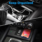 Wireless Car Charger for Mazda CX5 2017-2024 2025 2023 Accessories, Wireless Phone Charging Pad for CX-5 2018 2019 2020 2021 2022