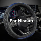 Steering Wheel Cover for Nissan Altima Rogue - Car Steering Wheel Cover for Nissan D Shape(Blue-D-Shaped)