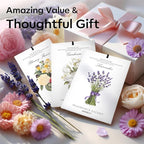 12 Packs Scented Sachets for Drawer and Closet, Long-Lasting Potpourri Bags Closet Air Freshener Home Fragrance Sachet 3 Scents Options- Lavender, Bloomy Flower, Gardenia