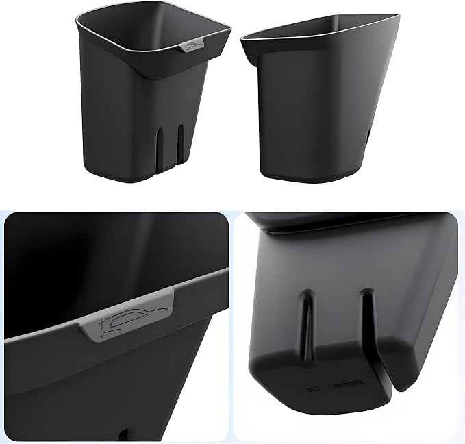 (2Pack) Coleya 2026 R AV4 Door Trash Can No lid, for Toyota R AV4 (LE/SE/XLE Premium/Woodland/XSE/Limited/GR Sport),Durable &Waterproof Door Side Garbage Can Insert 2026 R AV4 Accessories (Left&Right)