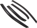 WD2-422RM Dark Smoke 4 Pcs Set Window Visor (Outside Mount) Deflector Rain Guard Compatible with 2009-2013 Toyota Corolla Sedan