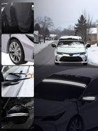 Car Windshield Cover for Ice and Snow [600D Heavy Duty Diamond-Textured Fabric] –Dual Security Panels & Reflective Mirror Cover|Fits for Pickup Truck, SUV, Mini Van, Van & MPV| XL (78"x50")