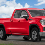 Voron Glass in-Channel Extra Durable Rain Guards for Trucks GMC Sierra 1500 2019-2026 Double Cab, Window Deflectors, Vent Window Visors, 4 Pieces - 230091v