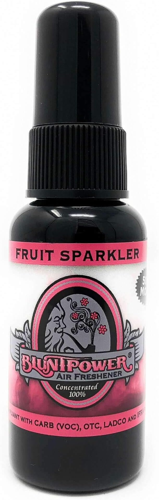 (Fruit Sparkler, 1 Pack) Concentrated Air Freshener for Room and Car Spray - Oil-Based Diffuser Spray Bottle - Long-Lasting Bathroom Spray, Car Freshener, & Odor Eliminator Spray