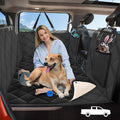 Back Seat Extender for Dogs Truck-Large Space, Dog Pet Seat Cover Back Seat with Blanket, Backseat Dog Hammock for Crew Cab Trucks F150, RAM1500, Sierra, Tundra, Silverado