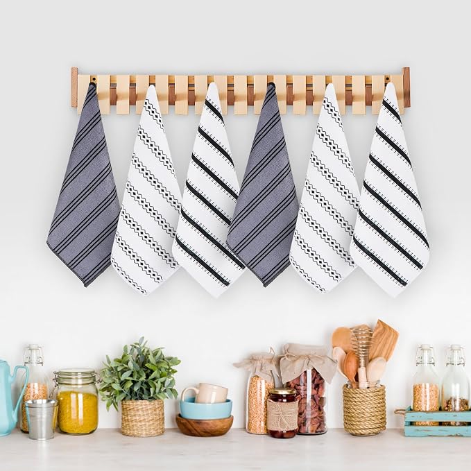 Microfiber Cleaning Cloth, Kitchen Towels 12 Pack, Lint Free, Scratch-Free, Highly Absorbent, Reusable Dish Towels for Kitchen and Household