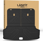Backrest & Cargo Mats for Kia EV9 2024-2026, All Weather TPE Easy Clean Durable No-Curling Custom Fit for Kia EV9 2026 2025 2024 Trunk Liners & Seatback, Black