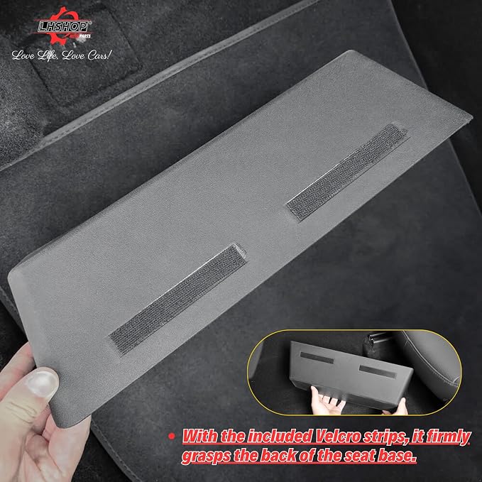 2Pcs Under Seat Storage Boxes for Tesla Model Y Juniper | Underseat Storage Drawer, Hidden Organizer, Durable TPE, Easy to Clean, Removable, Upgrade Under-Seat Console