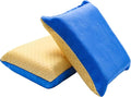 Car Window Defogger Sponge, 2-Pack | Absorbent, Reusable, Non-Scratch Cleaning, For Auto Glass Fog and Steam Removal