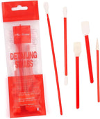 Universal Detailing Swabs | Precision Cleaning Tools for Tight Areas, Vents, Emblems & Hard-to-Reach Spots | Lint-Free Reusable Swabs for Interior & Exterior Car Detailing