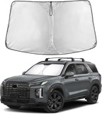 Windshield Sunshade Compatible for Hyundai Palisade 2020-2024 2025 2026, Sun Visor for Front Windshield & Window Sun Shade Cover, UV Heat Blocker & Protector, Car Accessories