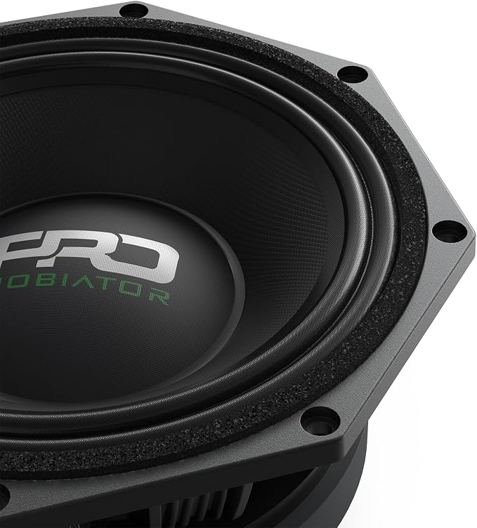 PRO834MB Loudspeaker - 8" Midbass Aluminum Basket, 1400W Max, 350W RMS, 4 Ohms - Premium Quality Audio Door Speakers for Car or Truck Stereo Sound System (MB-PRO834MB)