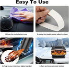 Portable Car Heater and Defroster, 12V Car Heater that Plugs into Cigarette Lighter, 200W Fast Heating Windshield Defroster Defogger, 360° Rotatable Car Heaters for Vehicle,RV,SUV(Black&Gold)
