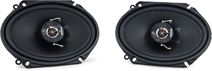 KFC-C6866R Road Series Car Speakers (Pair) - 6"x8" 2-Way Car Coaxial Speakers, 250W, 4-Ohm Impedance, Cloth Woofer & Balanced Dome Tweeter, Heavy Duty Magnet Design