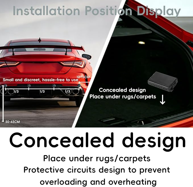 New Features Forward and Reverse Parking sensors, Option to Measure Distance in inches, bidirectional Display Option, and Customizable Digital Direction 18 Color Probes to Choose from(Light Blue)