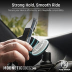 MobNetic Icon.MS MagSafe Compatible Phone Mount, Magnetic Phone Holder for Car w/ 90lb Pull Force, 90º Tilt & 360º Rotation, Aluminum Build, Compatibility for iPhone & Android (Bronze)