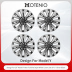for Tesla Model Y 19 inch Wheel Rim Protector, for Tesla Wheel Cover 19 inch, Model Y(2020-2024) 4PCS Hubcaps Wheel Cover Rim Full Cover Hubcaps Accessories