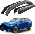 Goodyear Shatterproof in-Channel Window Deflectors for Mazda CX-90 2024-2026, Rain Guards, Window Visors for Cars, Vent Deflector, Car Accessories, 4 pcs - GY008042