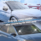 Windshield Cover for Ice and Snow for Kia Carnival/Sedona 2015-2025 2026 Oxford Defense Van Accessories 2 Layers All Weather Windshield Snow Cover Winter Sag-Proof Frost Protector for Minivan