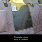 Truck Seat Cover for Dogs 100% Waterproof Back Seat Cover for Crew Cab Machine Washable X-Large Pet Hammock with Side Flap Against Dirt and Fur for Large SUV and Truck Dog Seat Protector
