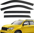 Extra Durable Window Deflectors Tape-On Window Visors Rain Guards Fit for Toyota Sequoia 2008-2022, Sun Visors, Wind Vent for Shades, Exterior Car Accessories - 4pcs. AG0693