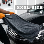 24"x36" Twisted-Loop Car Drying Towel, 1300GSM, Microfiber Towels for Cars, Zero Scratch, Streak Free, Ultra Absorbent, Lint Free, Car Detailing Kit for Car, Truck, SUV - One Pass Technology