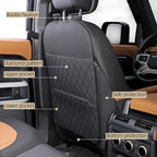 Seat Back Protector,Shields Seat Backs from Kicks and Adds Storage | kick mats back seat protector easy to install and clean, well-crafted, sturdy, durable and stylish.2 Pack