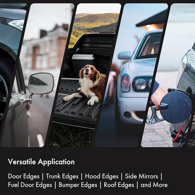 Door Edge Guard Protection Film Roll, 3/4" x 100' - Car or Truck Doors, Protective Barrier Against Minor Scratches, Paint Chips, Door Edge Impact, and Dings - Prevents Damage and Possible Rust