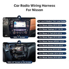 16 PIN Car Radio Wiring Harness for Nissan Rogue, Altima 13-18, Qashqai X-Trail Frontier Sentra 14-18, Stereo Wire Cable Fit Aftermarket Android Head Unit, Retain SWC, Backup Camera, Bose AMP