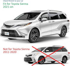 in-Channel Incredibly Durable Rain Guards for Toyota Sienna 2021-2026, Original Window Deflectors, Vent Window Visors, Vent Deflector, 4 pcs. - 410279