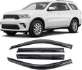 Tape-On Window Visors Deflectors Rain Guards 4 Piece Set ‎Compatible with 2011-2023 Dodge Durango 94267