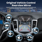 4Core+64GB ROM Tesla-Style Car Radio for Chevrolet Chevy Cruze 2009-2015: 10.4 Inch HD IPS Touchscreen Wireless Carplay Android Auto GPS Backup Camera SWC 5G WiFi Bluetooth 5.0 FM EQ