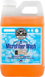 Microfiber Wash Detergent, Concentrated, Fresh Citrus, 64 oz | Microfiber-safe concentrate for towels, mitts, and pads; lifts dirt, grease, and wax, restores softness, no softener needed