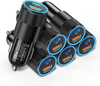 38W Dual USB-C Car Charger — Fast-Charging Adapter for Phones