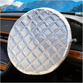 3-Layer Thickened Car Steering Wheel Cover Sun Shade,Aluminum Foil Car Wheel Cover for Sun Protection,Portable Sterring Wheels Covers Heat Shield Cars Interior Accessories