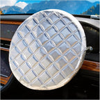 3-Layer Thickened Car Steering Wheel Cover Sun Shade,Aluminum Foil Car Wheel Cover for Sun Protection,Portable Sterring Wheels Covers Heat Shield Cars Interior Accessories
