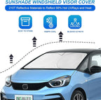 for RAV4 Car Windshield Cover, Windshield Sun Shades Foldable Sunshade for Toyota RAV4 2013-2023 SUV Crossover Front Window Custom Fit Sun Visor Heatshield Protector Car Accessories