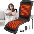 Heated Seat Covers, 43.31”Longer PU Leather Comfortable Seat Cushion, Universal Full Back and Seat Cover for Home Office, Easy to Use Heating Pad for Chairs, Winter Christmas Gift | Universal Full Back and Seat Cover for Home Office, Easy to Use Heatin...