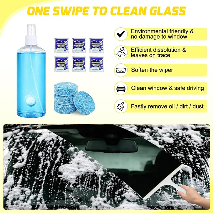 37PCS Car Detailing Kit Auto Cleaning Tools Wash Set with Storage Carry Bag Home Use for Interior Exterior Deep Clean Car Care Windshield Dashboard Seat Air Vents Wheels Tires, Yellow