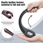 2PCS Car Seat Gap Filler, Seat Side Seam Crevice Blocker Organizer to Prevent Things from Dropping, Drop-Proof Auto Console Gap Guard Stopper Plug, Universal for Vehicles (Brown)