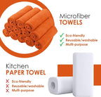 Microfiber Cleaning Cloths (Value Pack of 12) - Size 12 x 12 Inches, Highly Absorbent Cleaning Rags, Lint Free, Reusable and Washable, Microfiber Towels for Cars