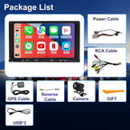 Upgrade Car Radio for Nissan Xterra Frontier 2000 2001 2002 2003 2004 2005 2006 2007 2008, 7 Inch Touch Scree Headunit Stereo with Wireless Carplay Android Auto GPS FM SWC WIFI Bluetooth Backup Camera