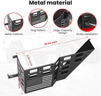 Metal Front Door Pocket Storage Box for Jeep Wrangler JK JKU 2018 2017 2016 2015 2014 2013-2007 2/4 Door Accessories, Door Organizer Molle Panels, Flag, 2PCS